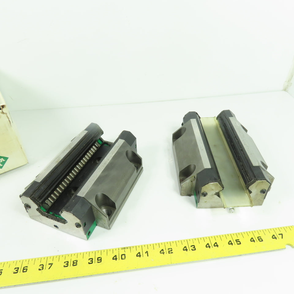 INA RWU45-E-V3 017-879-612 Linear Roller Bearing Carriage Pair Lot/2
