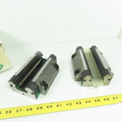 INA RWU45-E-V3 017-879-612 Linear Roller Bearing Carriage Pair Lot/2