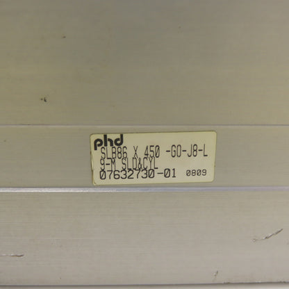 PHD SLB86 X 450 -G0-J8-L Linear Pneumatic Slide Cylinder 450mm Stroke