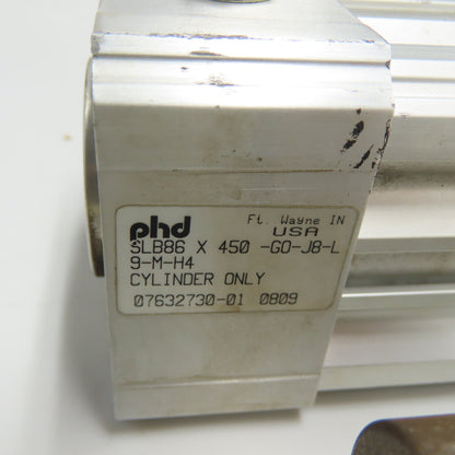 PHD SLB86 X 450 -G0-J8-L Linear Pneumatic Slide Cylinder 450mm Stroke