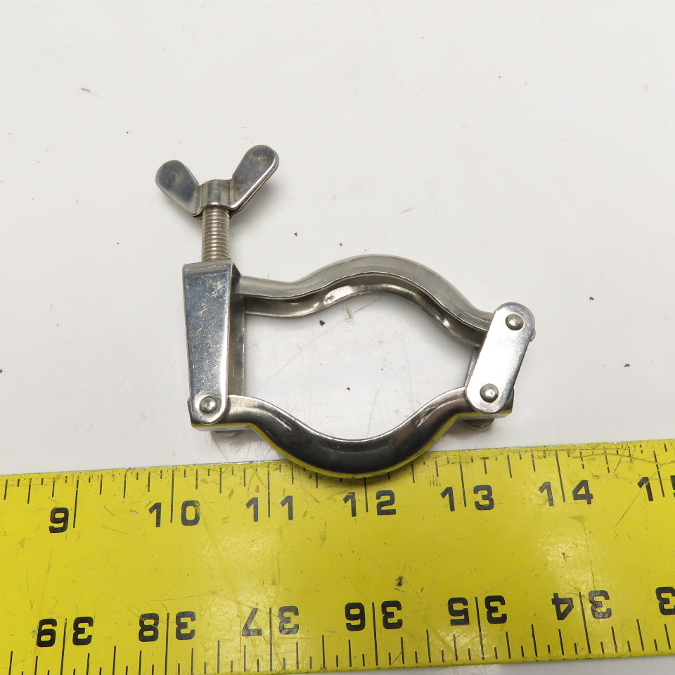 2" Stainless Steel Double Hinge Tri-Clamp Sanitary Fitting Quick Clamp Lot Of 11
