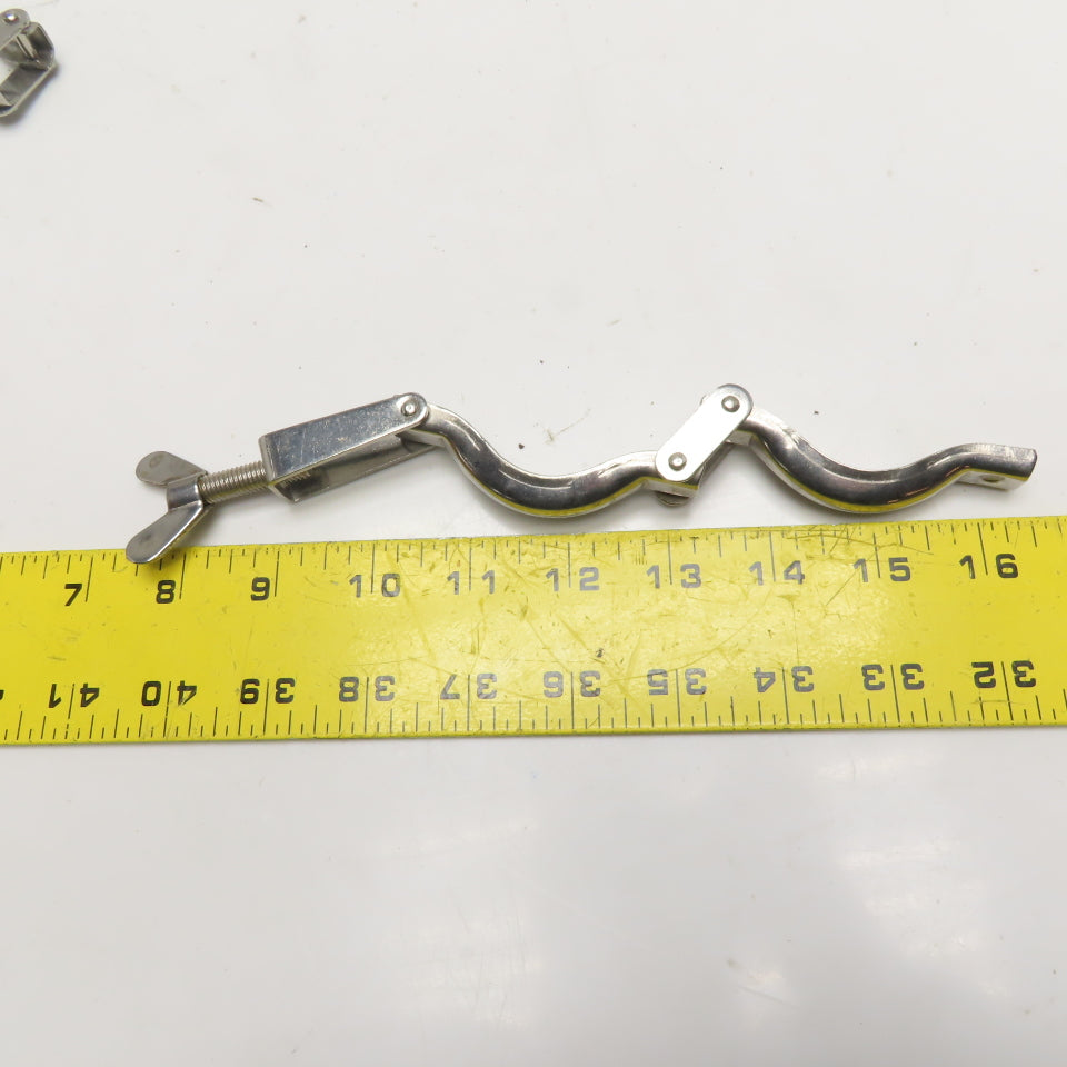 2" Stainless Steel Double Hinge Tri-Clamp Sanitary Fitting Quick Clamp Lot Of 11