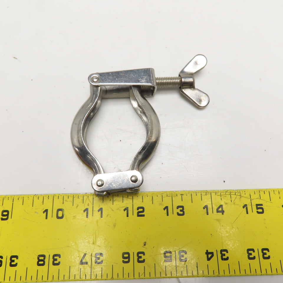 2" Stainless Steel Double Hinge Tri-Clamp Sanitary Fitting Quick Clamp Lot Of 11