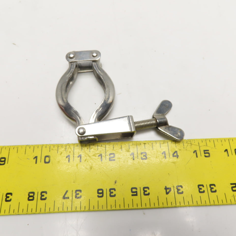 2" Stainless Steel Double Hinge Tri-Clamp Sanitary Fitting Quick Clamp Lot Of 11