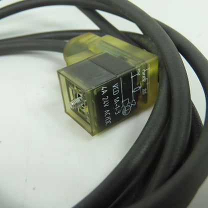Lumberg 4985K91 VCD 1A-1-3-226/2 Connector Plug Cable w/ Cable 4A 24V AC/DC