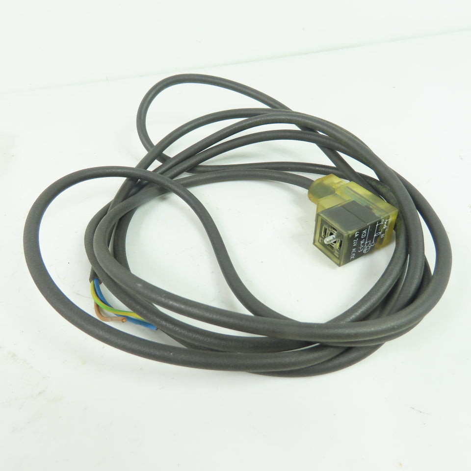 Lumberg 4985K91 VCD 1A-1-3-226/2 Connector Plug Cable w/ Cable 4A 24V AC/DC
