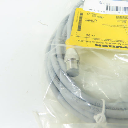 Turck RS 4.4T-4/S90 4-Wire Eurofast Cordset Cable 4m 250V 4A U2102-1 NEW