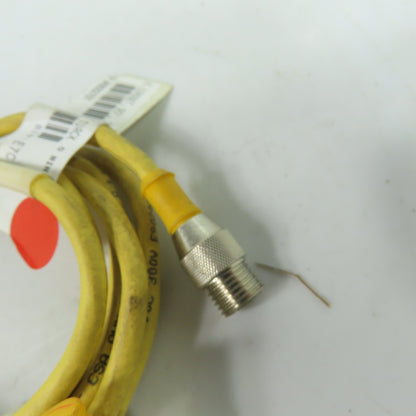 Turck WKB 3T-2-SB 3T/S90 3-Wire M12 Cordset Cable 90-Degree to Straight