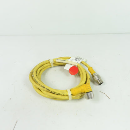 Turck WKB 3T-2-SB 3T/S90 3-Wire M12 Cordset Cable 90-Degree to Straight