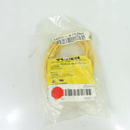 Turck U2151-02 RK 4T-2-RSW 3M 4-Pin M12 Extension Cable Cordset 3M
