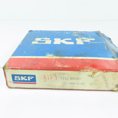 SKF 7212 BECBY Angular Contact Ball Bearing 110mm OD x 60mm Bore NEW