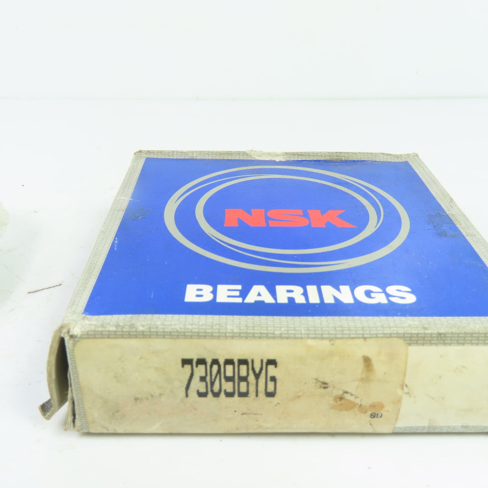 NSK 7309BYG Single Row Angular Contact Ball Bearing 100mm OD x 45mm Bore NEW