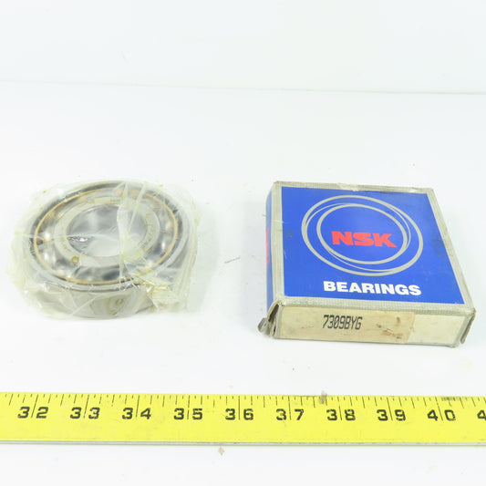 NSK 7309BYG Single Row Angular Contact Ball Bearing 100mm OD x 45mm Bore NEW