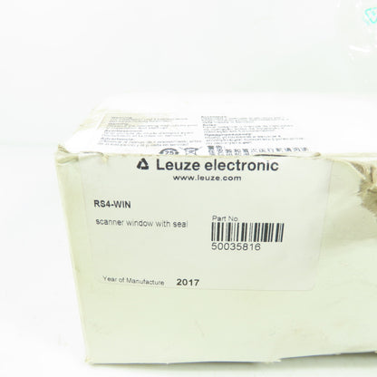 Leuze electronic 50035816 RS4-WIN Scanner Faceplate Window With Seal NEW