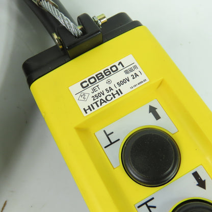 Hitachi COB601 2-Button Hoist Pendant Control Station 250V 5A NEW