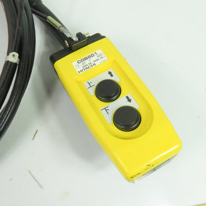 Hitachi COB601 2-Button Hoist Pendant Control Station 250V 5A NEW