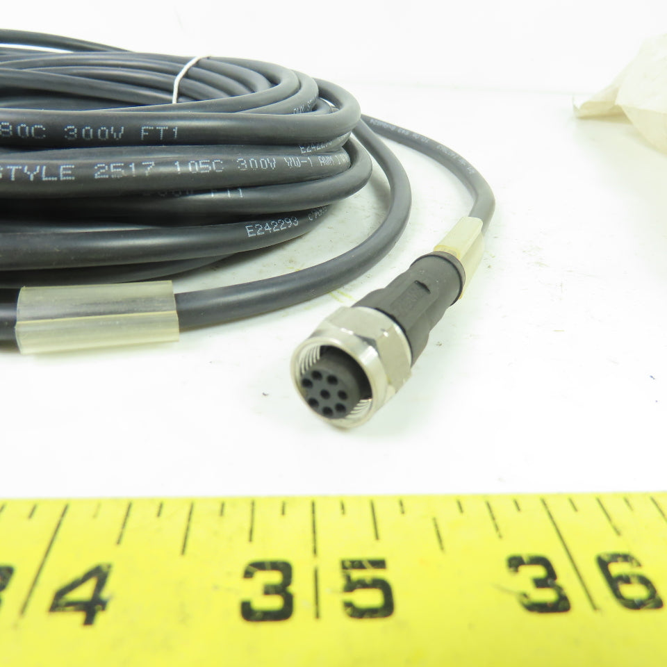 Schmersal 103001389 A-K8P-M12-S-G-10M-BK-1-X-A-4-69 8-Pin Female Connector Cable