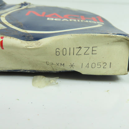 Nachi 6011ZZE Double Shielded Deep Groove Ball Bearing 90mm OD 55mm Bore NEW