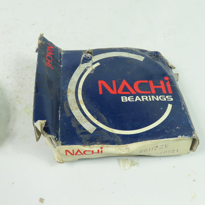 Nachi 6011ZZE Double Shielded Deep Groove Ball Bearing 90mm OD 55mm Bore NEW