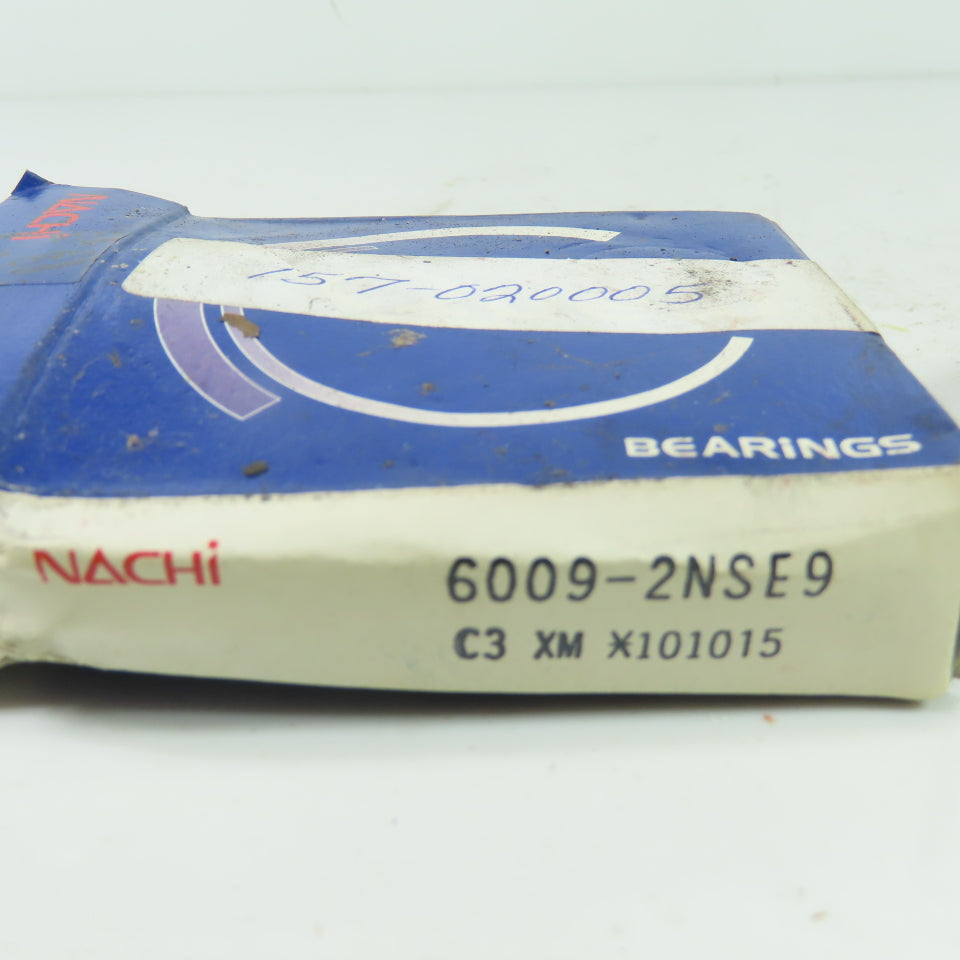 Nachi 6009-2NSE9 Deep Groove Ball Bearing C3 XM 75mm OD 45mm Bore