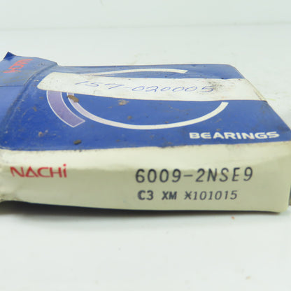 Nachi 6009-2NSE9 Deep Groove Ball Bearing C3 XM 75mm OD 45mm Bore