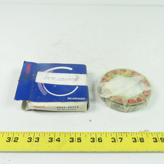 Nachi 6009-2NSE9 Deep Groove Ball Bearing C3 XM 75mm OD 45mm Bore
