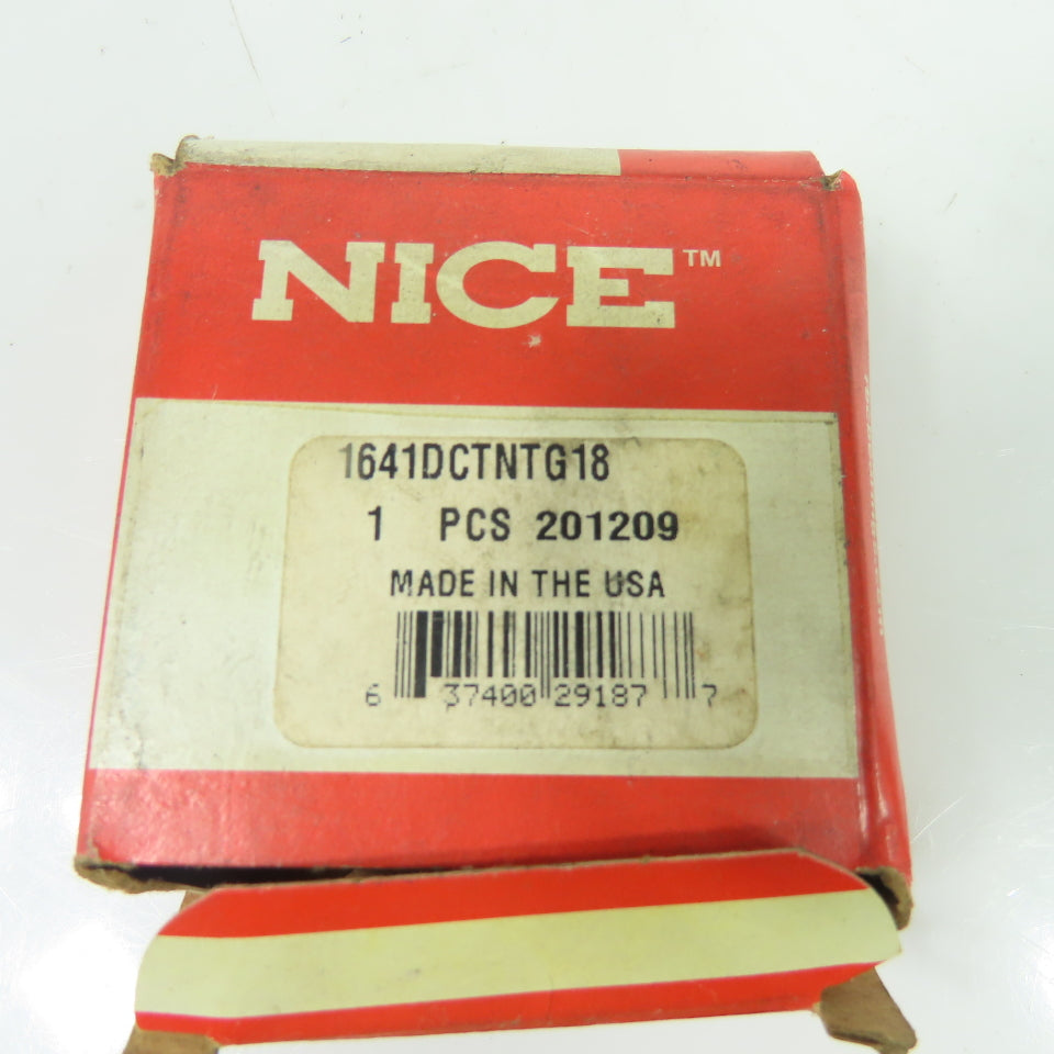 Nice Bearing 1641DCTNTG18 Radial Ball Bearing 1" Bore 2" OD 0.5625" Width NEW