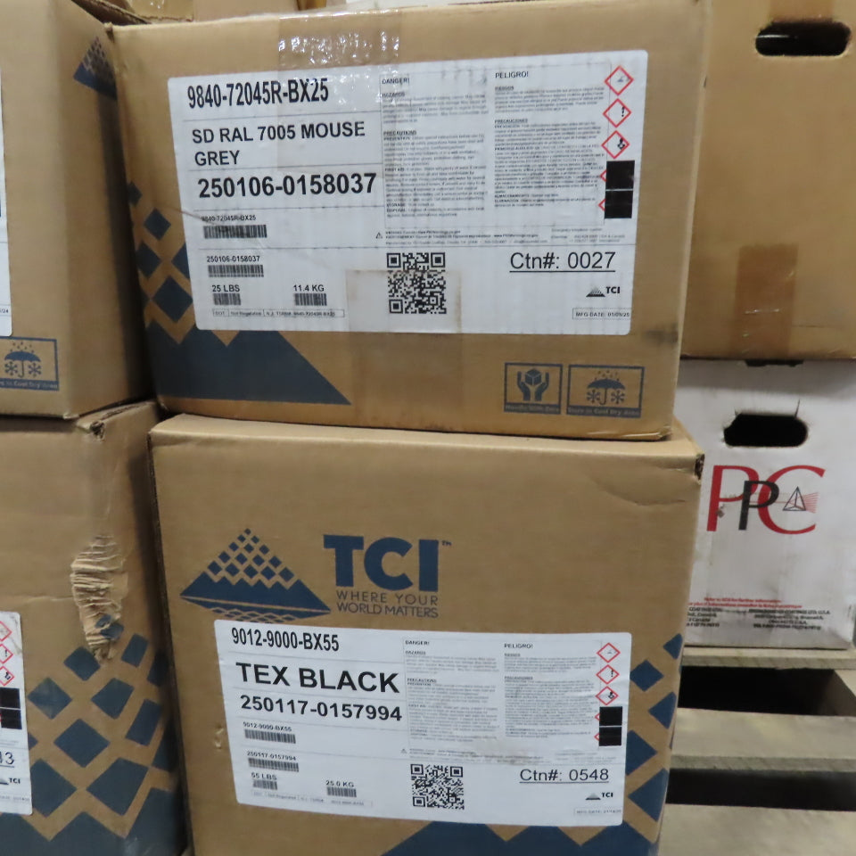 Prism Powder Misc. Lot Yellow Black Grey Bulk Powder Coating Colorant 330Lbs