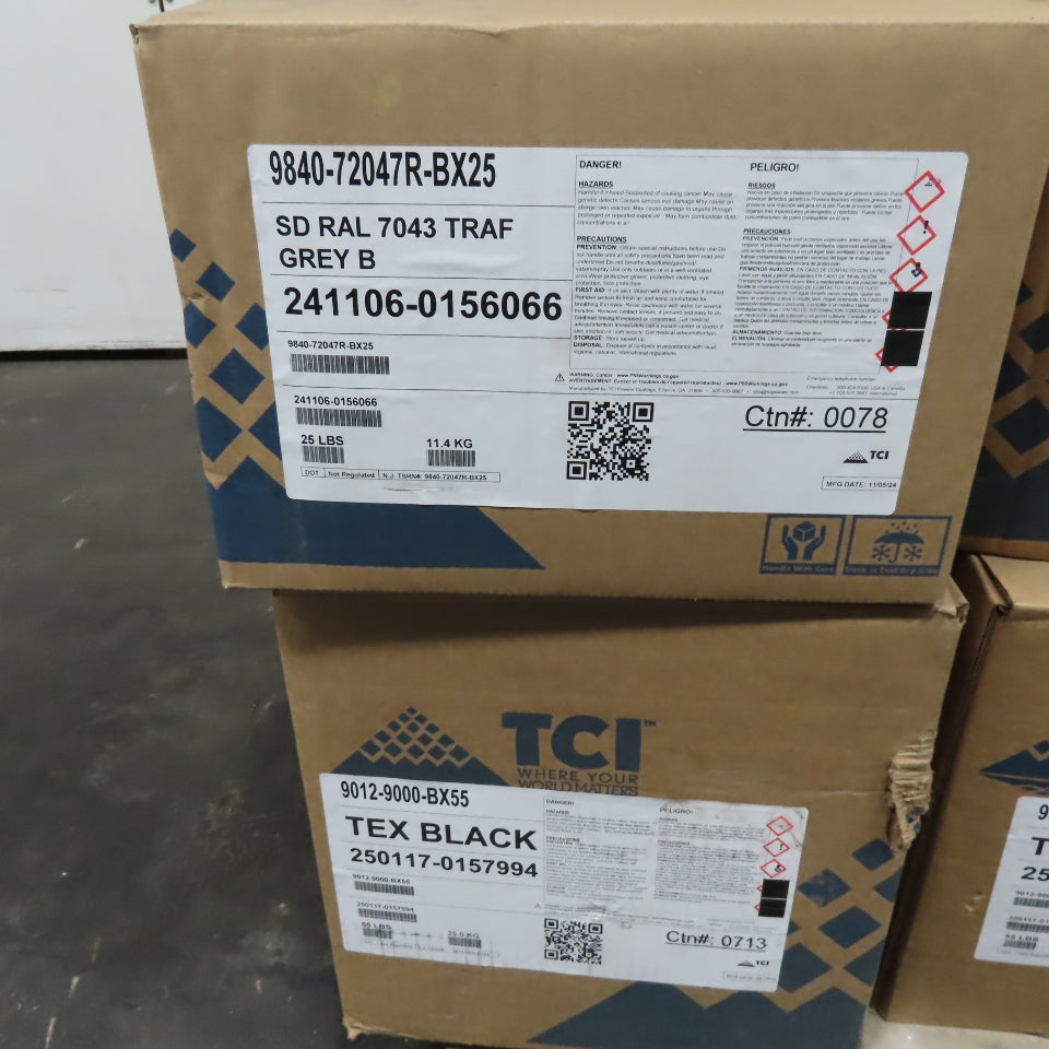 Prism Powder Misc. Lot Yellow Black Grey Bulk Powder Coating Colorant 330Lbs