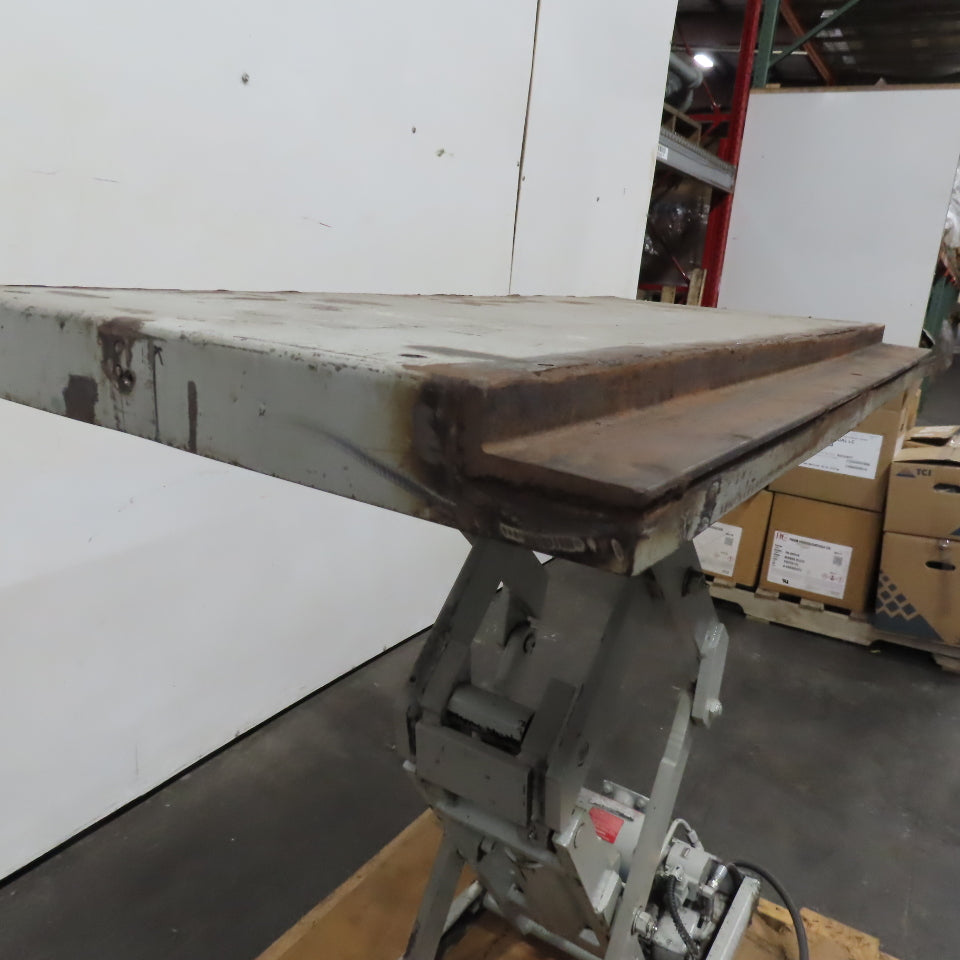 44" x 18" Scissor Lift Table 120V 1Ph Tested To 2200Lbs. 6"-43" Lift