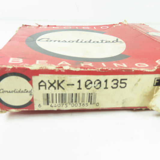 Consolidated AXK-100135 Needle Roller Thrust Bearing NEW