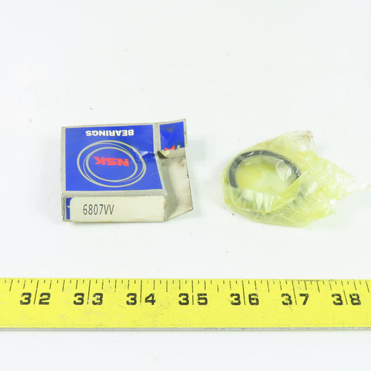 NSK 6807VV Single Row Deep Groove Ball Bearing 47mm OD 35mm Bore NEW