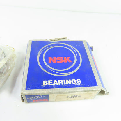 NSK 7309BYG Single Row Angular Contact Ball Bearing 100mm OD 45mm Bore NEW