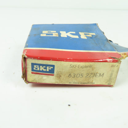 SKF 6305 2ZJEM Deep Groove Ball Bearing 2Z Explorer Series 62mm OD 25mm Bore