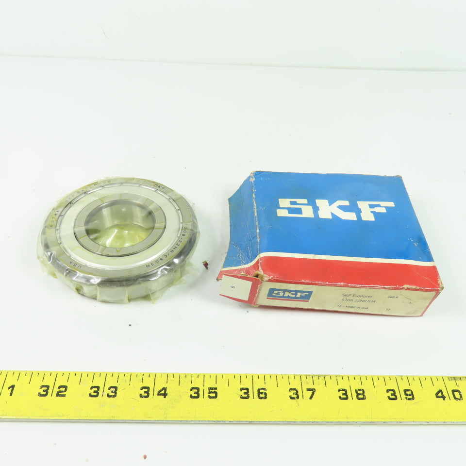 SKF 6308 2ZNRJEM Deep Groove Ball Bearing 90mm OD 40mm Bore 23mm Wide NEW