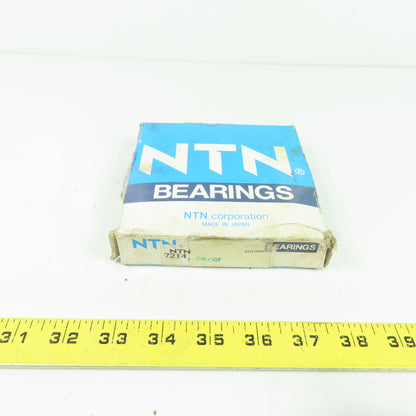 NTN 7214 Angular Contact Ball Bearing DB/C7 125mm OD 70mm Bore 24mm Wide