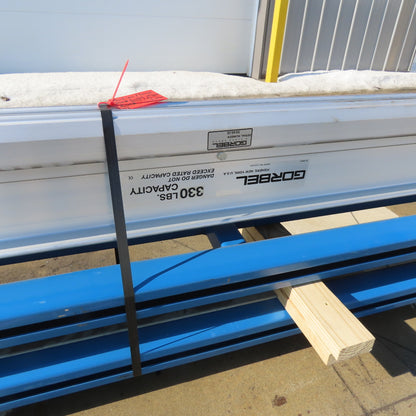 Gorbel Model Q 330Lbs 15' Runway 10' Travel Ceiling Mount Bridge Crane Hoist