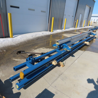 Gorbel Model Q 330Lbs 15' Runway 10' Travel Ceiling Mount Bridge Crane Hoist