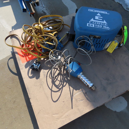 Gorbel G-Force BX 150Lbs 20' Runway 15' Travel Ceiling Mount Bridge Crane Hoist