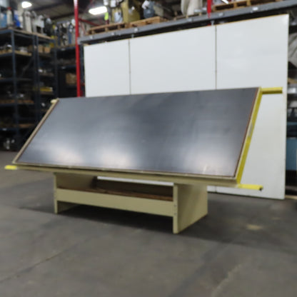 Ritter R200-E/A 12' x 5' Ergonomic Tilted 45° Face Frame Assembly Bare Table