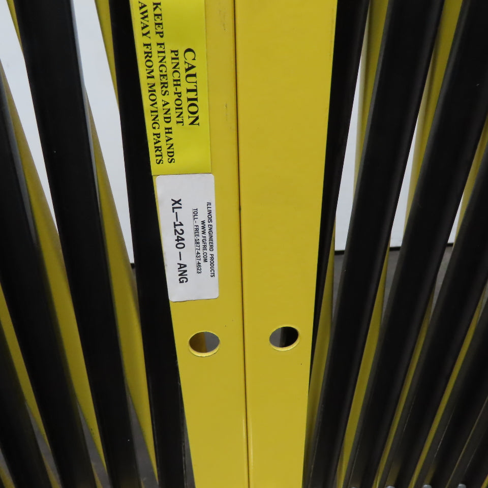 Illinois Engineered Products XL1240 40" Tall x 20' Long Portable Barrier Gate