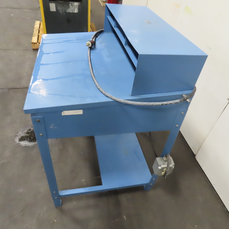 Global Industrial Standing Workstation With Storage 34" x 29" x 36" Tall