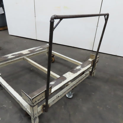 48" x 46" Custom Fab Pallet Tote Box Dolly Cart