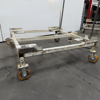 48" x 46" Custom Fab Pallet Tote Box Dolly Cart