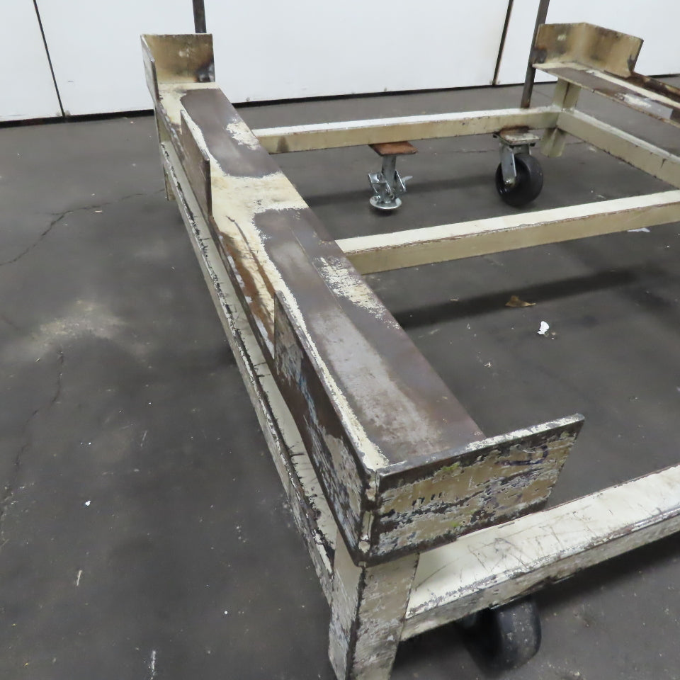 48" x 46" Custom Fab Pallet Tote Box Dolly Cart