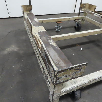 48" x 46" Custom Fab Pallet Tote Box Dolly Cart