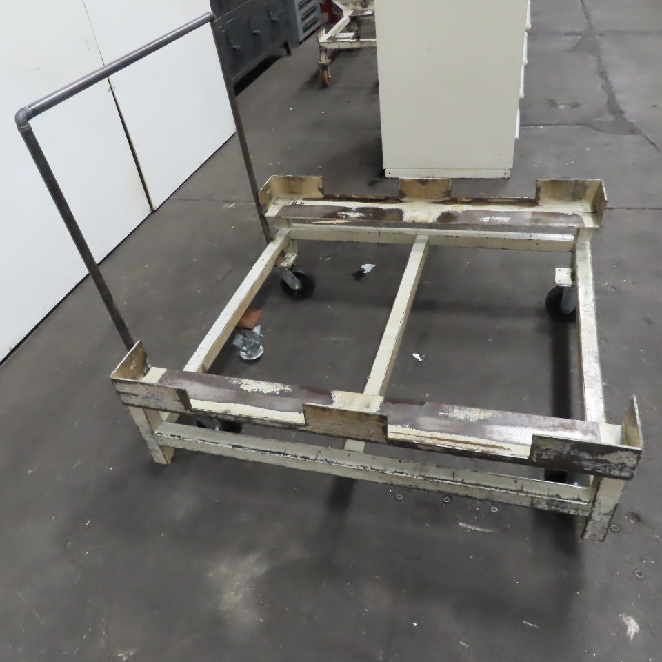 48" x 46" Custom Fab Pallet Tote Box Dolly Cart