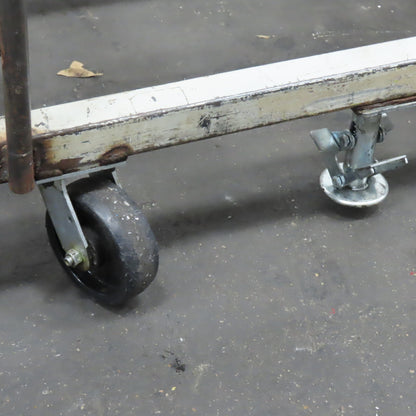 48" x 46" Custom Fab Pallet Tote Box Dolly Cart