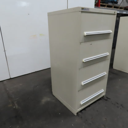 Stanley Vidmar 30" x 27-1/2" x 59" Tall 4 Drawer Tool Parts Storage Cabinet