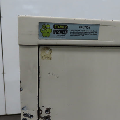 Stanley Vidmar 30" x 27-1/2" x 59" Tall 4 Drawer Tool Parts Storage Cabinet